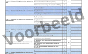 Weging Standaard Vragenlijst Opdrachtgevers Beoordelingarbeidsrelatie.Nl